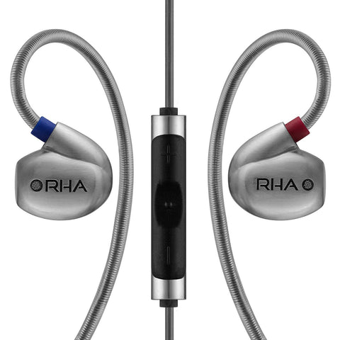 RHA T10i High Fidelity, Noise Isolating In-Ear Headphone with Remote and Microphone