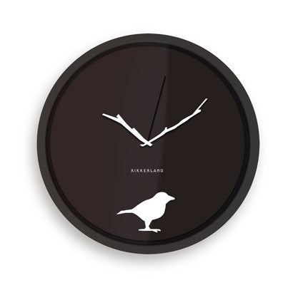 Kikkerland Early Bird Wall Clock 8"