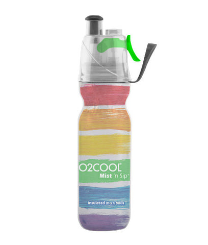 O2COOL ArcticSqueeze® Insulated Mist 'N Sip WaterColor 20oz *Limited Edition*
