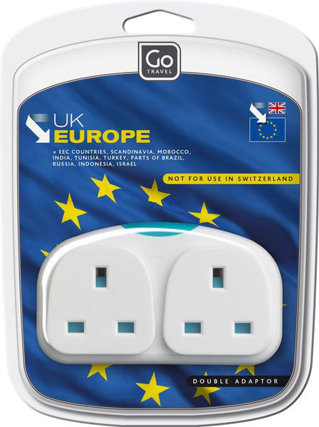Go Travel EU-UK Adaptor