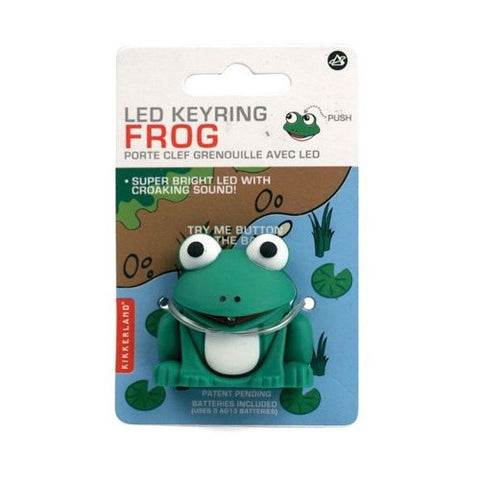 Kikkerland Frog Led Keychain CDU