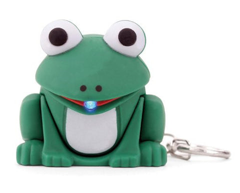 Kikkerland Frog Led Keychain Carded
