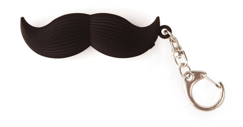 Kikkerland Moustache Keychain Carded