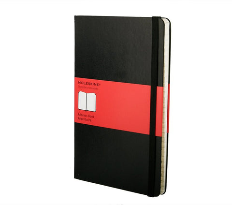 Moleskine Classic Ruled Notebook - Address Book - Hard Cover