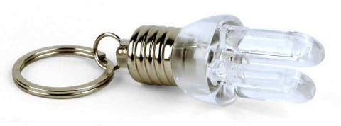 Kikkerland Light Bulb Led Keychain