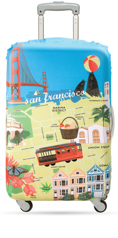 LOQI Luggage Cover URBAN Collection by Melissa Mackie