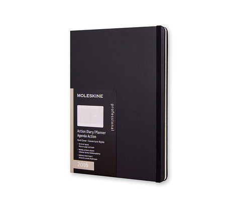 Moleskine Action Weekly Planner - 12 months - Hard Cover