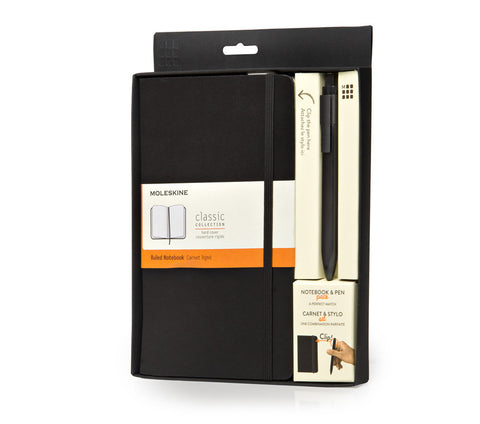 Moleskine Bundle Notebook - Roller Pen - Hard Cover