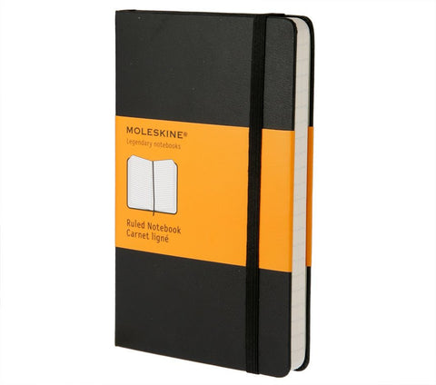 Moleskine Classic Ruled Notebook - Black