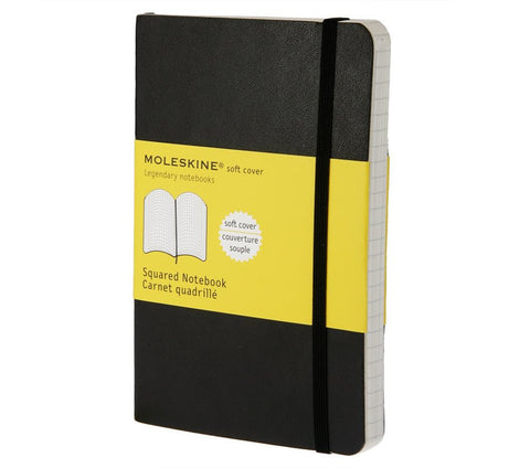 Moleskine Classic Squared Notebook - Black