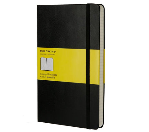 Moleskine Classic Squared Notebook - Black
