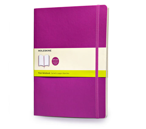 Moleskine Coloured Plain Notebook - Extra Large - Soft Cover