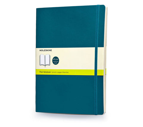 Moleskine Coloured Plain Notebook - Extra Large - Soft Cover