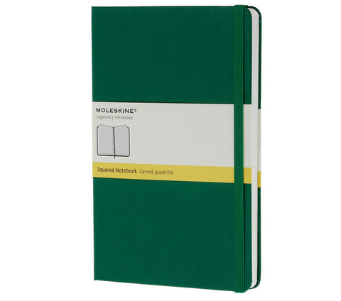 Moleskine Coloured Squared Notebook - Large - Hard Cover