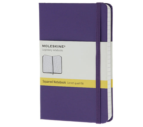 Moleskine Coloured Squared Notebook - Pocket - Hard Cover