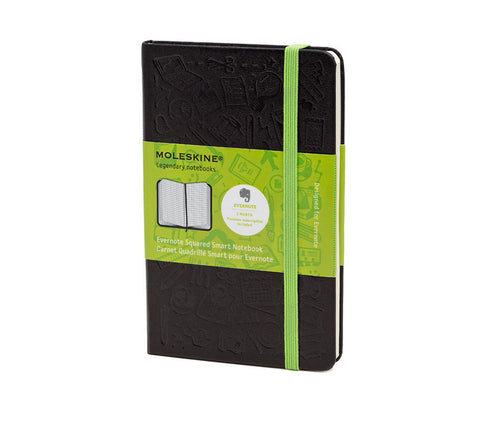 Moleskine Evernote Squared Smart Notebook - Hard Cover
