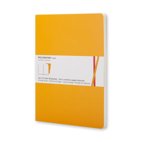 Moleskine Volant Notebook - Plain - Large - Set of 2