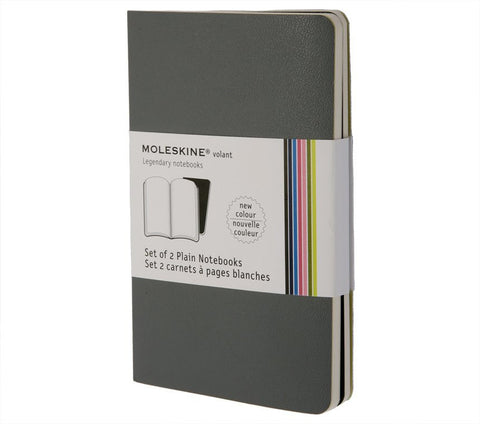Moleskine Volant Notebook - Plain - Large - Set of 2