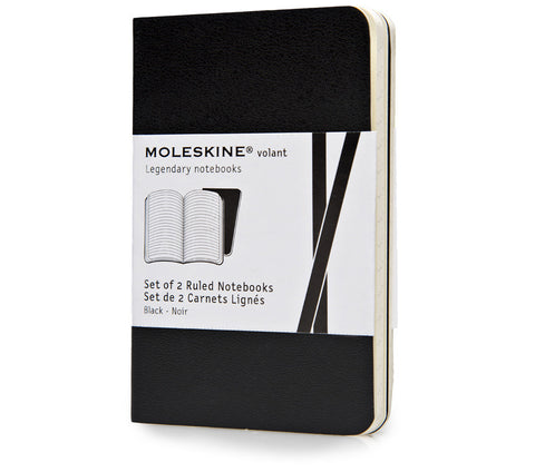 Moleskine Volant Notebook - Ruled - Extra Small - Set of 2