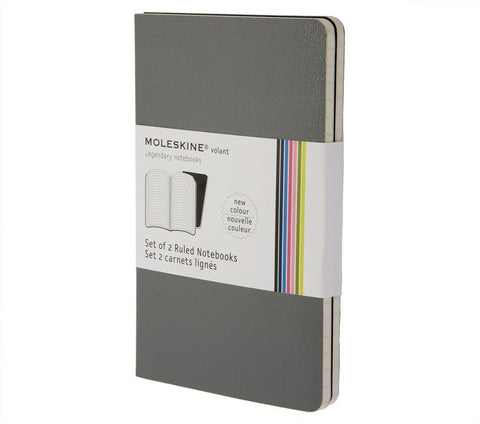 Moleskine Volant Notebook - Ruled - Pocket - Set of 2