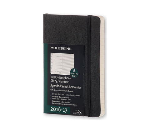 Moleskine 18 Months Weekly Planner (2016 - 2017) - Soft Cover
