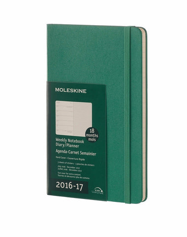 Moleskine 18 Months Weekly Planner (2016 - 2017) - Hard Cover